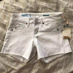 NWT White Summer Cut Off Style Shorts
